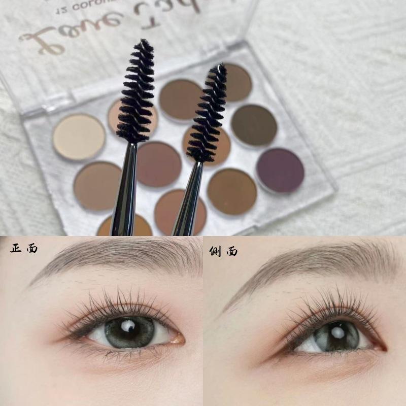 メイクブラシ スクリューブラシ コーム 眉毛 まつ毛 カール 可能 な 角度 調整