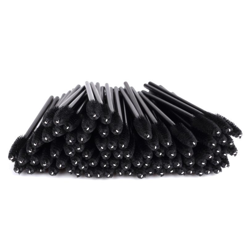 メイクブラシ まつ毛ブラシ 眉ブラシ コーム 極細 携帯用 美容 メイクアップ