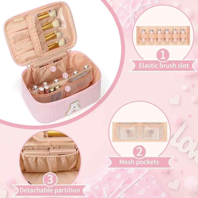 メイクポーチ 大容量 多機能 コスメポーチ 化粧品収納バッグ シンプル 普段使い 旅行用