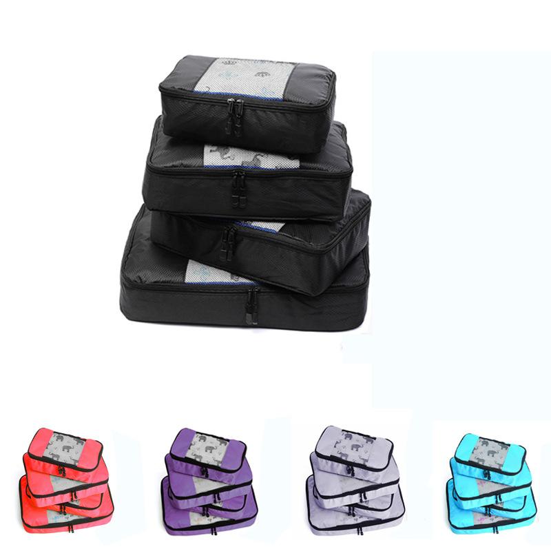 トラベル 収納 セット 大容量 軽量 防水 アウトドア 旅行 収納袋 4点セット2
