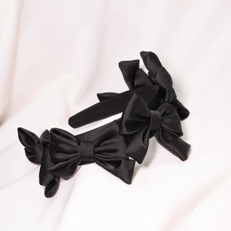 ヘアアクセサリー レディース ヘアバンド ブラック 無地 プレーン ワイド 髪飾り ヘアアレンジ ヘッドバンド 痛くない シンプル かわいい カチューシャ ヘア固定