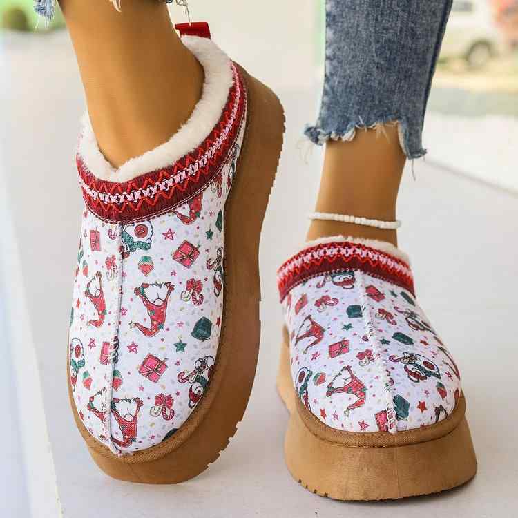 スリッパ レディース 大きいサイズ 厚底 防寒 暖かい 落書き コットン ローカット 部屋履き 普段使い ..