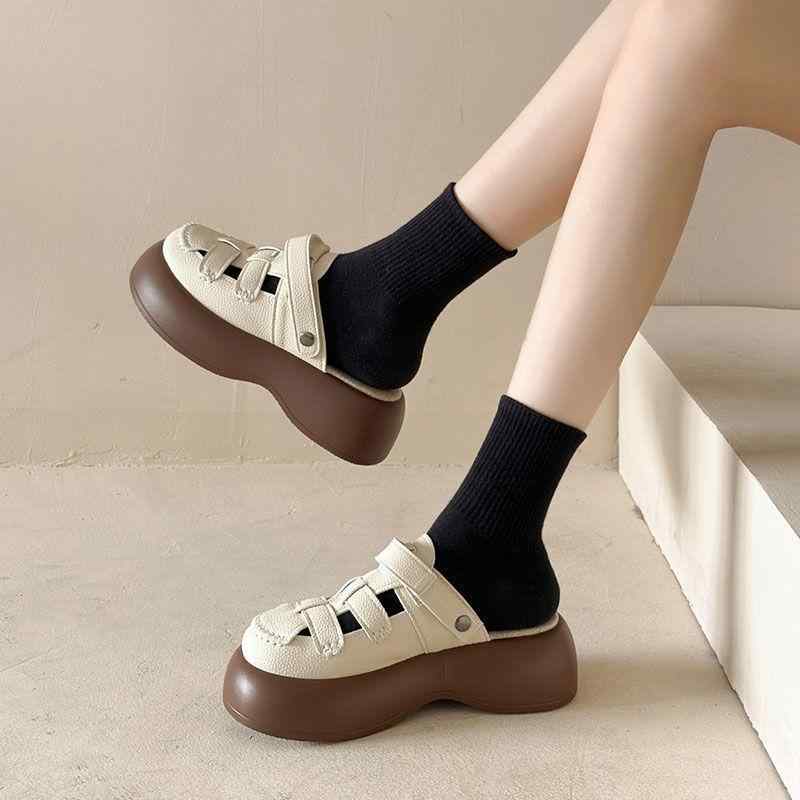 サンダル レディース 厚底 2way スリッパ サボ サンダル 森ガール ビーチ サンダル 穴あき 普段使い