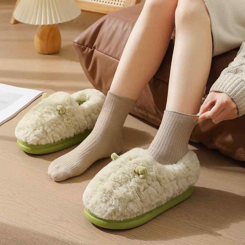 ルームシューズ メンズ 男性用 冬季 厚底 滑り止め あったか モコモコ 暖かい スリッパ 室内履き 防寒