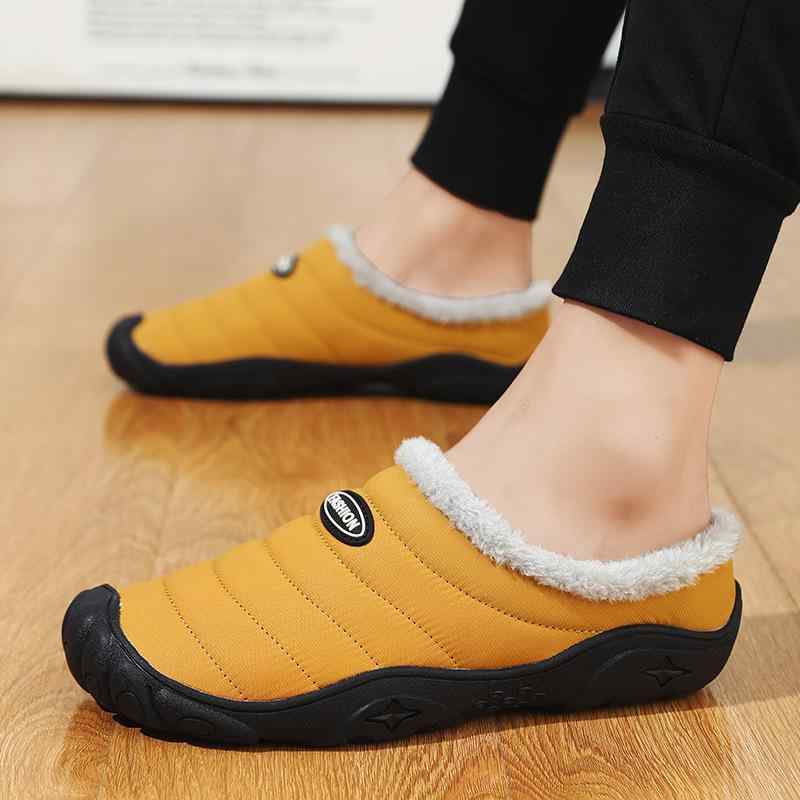 ルームシューズ 男女兼用 暖かい 裏起毛 厚底 滑り止め 軽量 クッション 室内履き スリッパ 秋冬