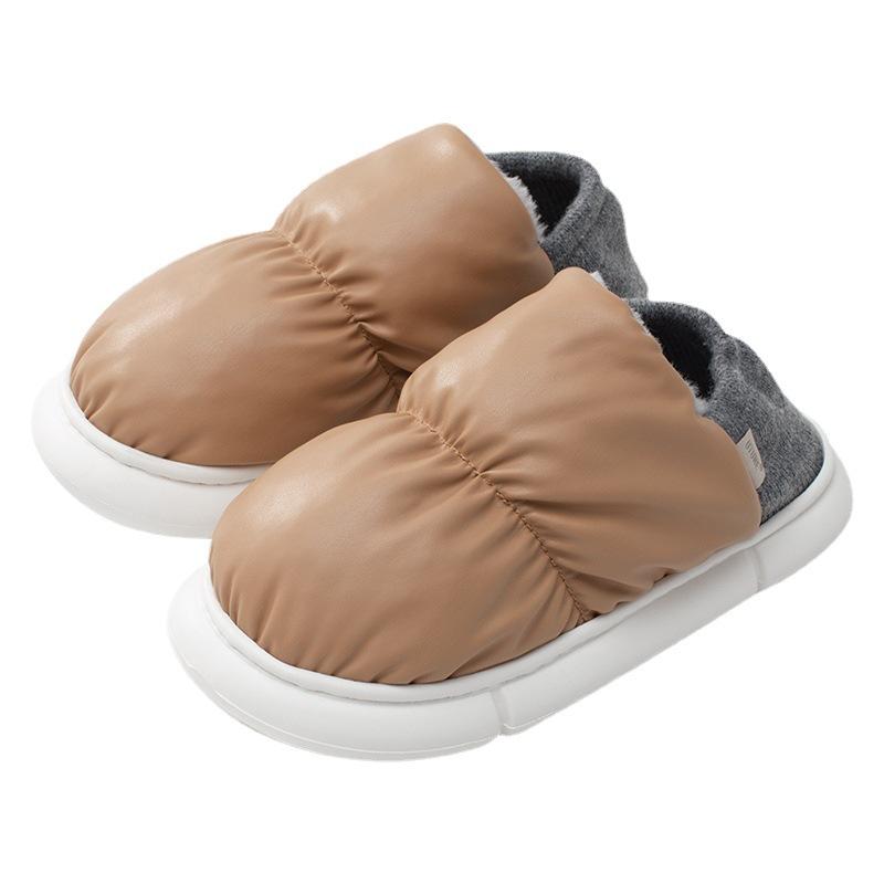 ルームシューズ レディース 秋冬 あったか スリッパ 厚底 滑り止め 室内履き 防水 カップル