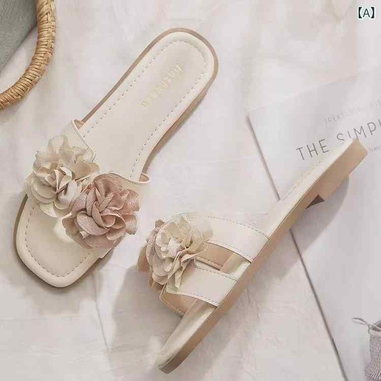 サンダル レディース フラット底 ビーチ リゾート 海 プール スカート 合わせやすい かわいい 花柄 普段使い