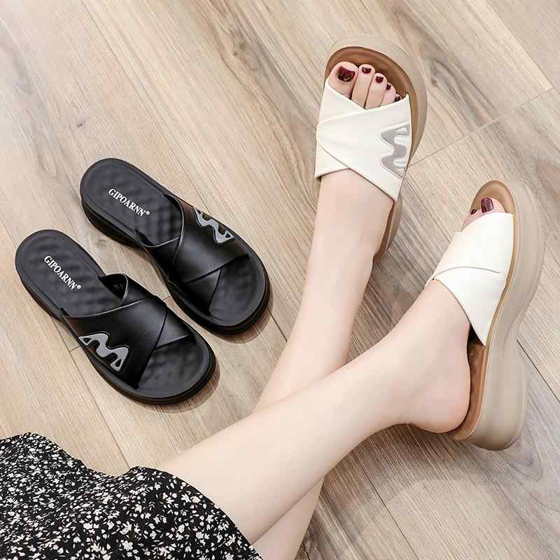 サンダル レディース 婦人靴 滑り止め 衝撃吸収 履きやすい 痛くなりにくい 歩きやすい 普段使い 中ヒール ウェッジソール スリッパ