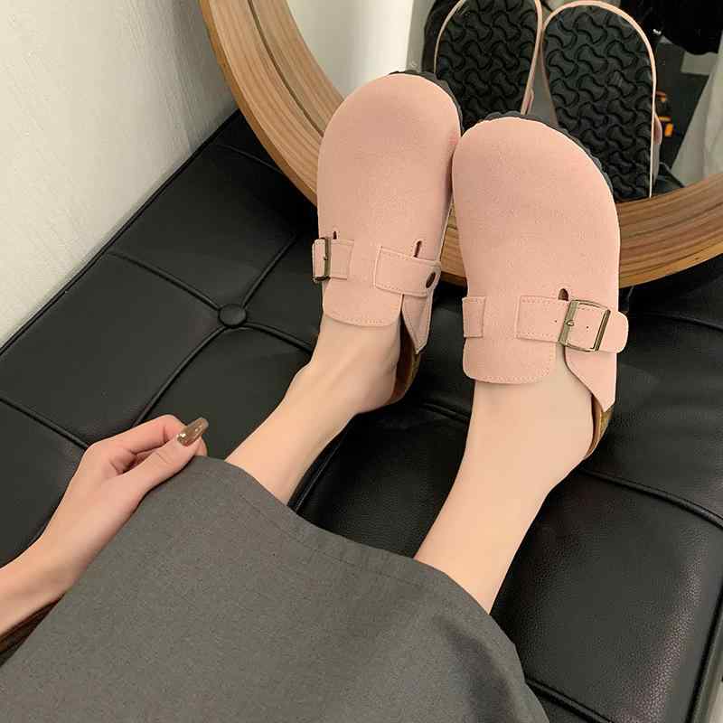 サンダル レディース 春夏 レトロ かわいい ぺたんこ 大きいサイズ スリッパ 外履き つっかけ 普段使い..