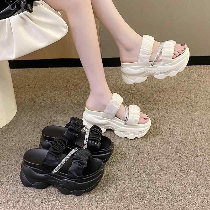 サンダル レディース 韓国 オープントゥ スポーティー ビーチ サンダル 厚底 普段使い 外履き おしゃれ かわいい