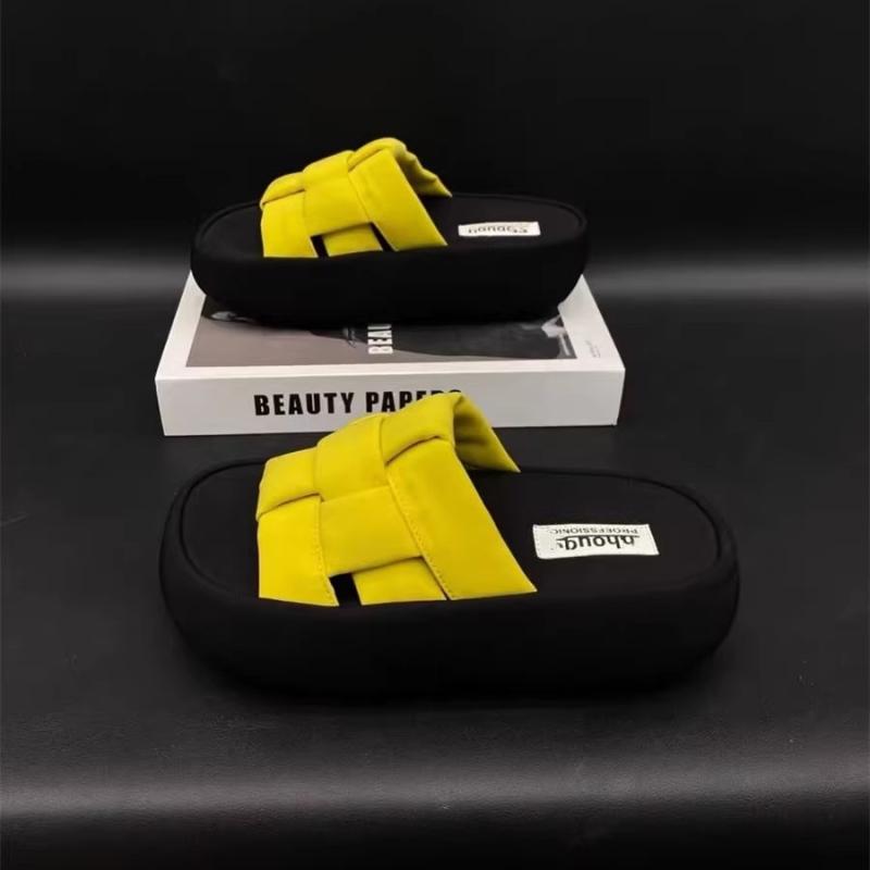 サンダル レディース 厚底 编み込み オープントゥ 豪華感 普段使い 休闲 一文字 凉拖鞋