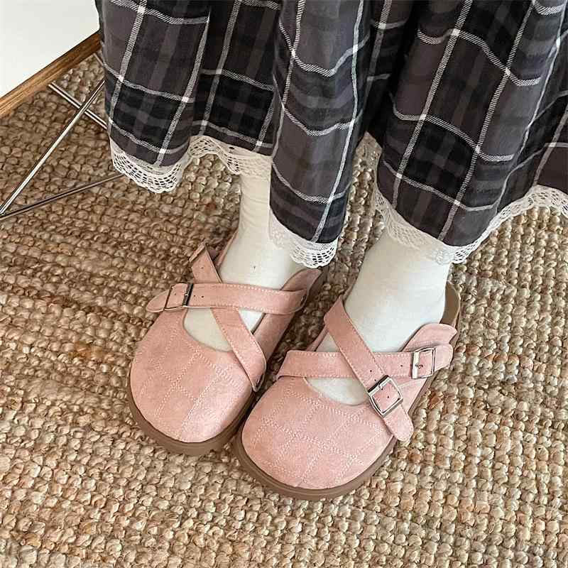 サンダル レディース 厚底 防滑 サンダル 黒 レトロ サボ サンダル スリッパ 外履き 美脚 スタイルアップ 普段使い コンフォート サンダル