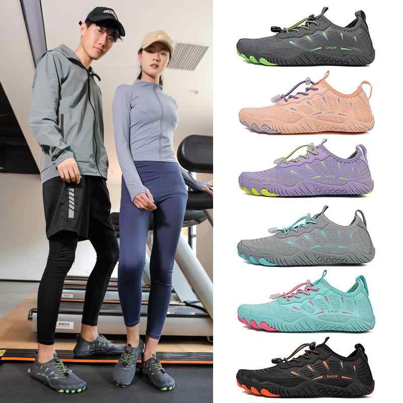 スニーカー 男女兼用 アウトドア 5本指 ビーチシューズ 水陸両用 クライミング 釣り 垂釣 フィットネス ヨガ