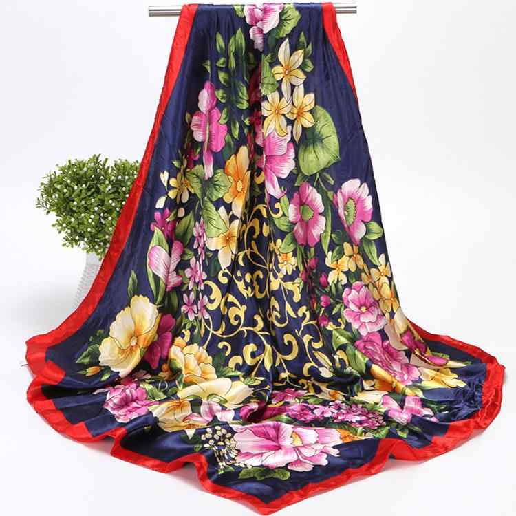 スカーフ レディース 春秋 花柄 大判 調 ストール おしゃれ UVカット 紫外線対策 冷房対策 旅行 ショール 贈り物 ギフト2