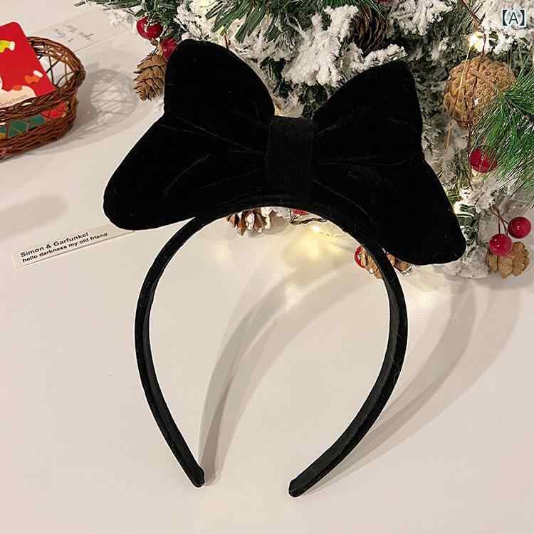 ヘアバンド レディース かわいい 赤 立体 蝶結び プリンセス ヘアアクセサリー 髪...