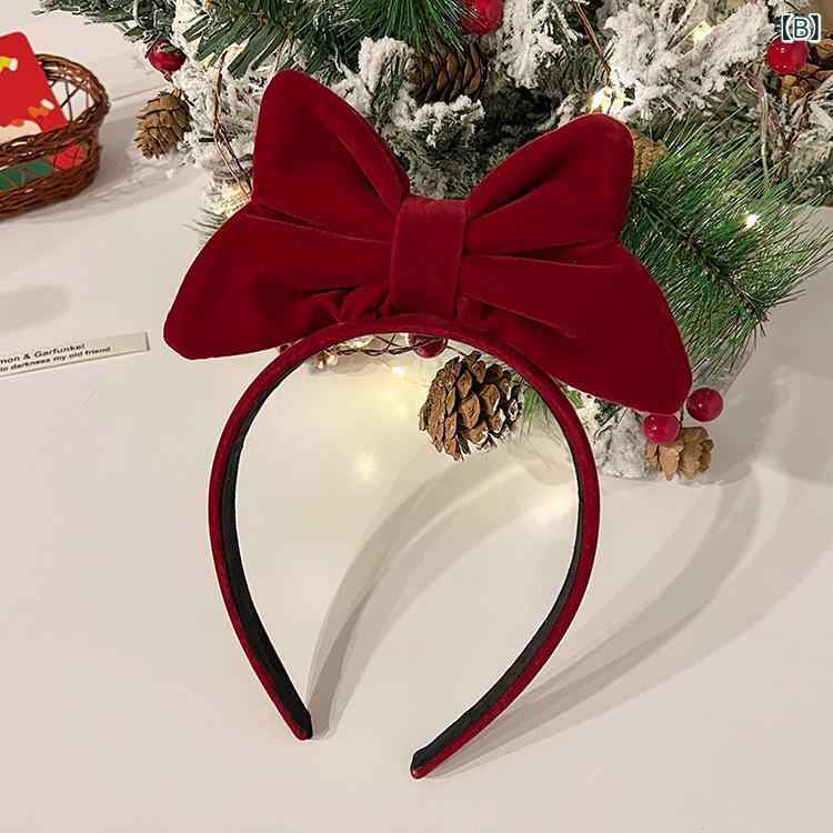 ヘアバンド レディース かわいい 赤 立体 蝶結び プリンセス ヘアアクセサリー 髪...
