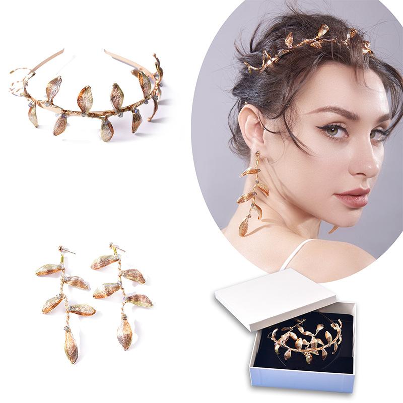 ヘアアクセサリー レディース ブライダル 森ガール ヘッドドレス ヘアバンド 髪飾り ヘアクリップ ヘアピン ウェディング 蝶結び ジルコニア2