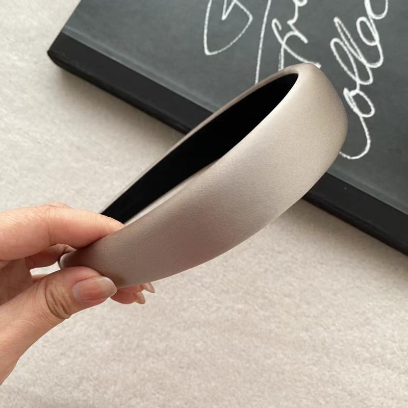 ヘアバンド レディース 光沢 スポンジ 豪華感 3cm ワイド 小众