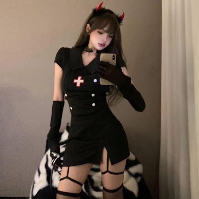 ハロウィン セクシー ランジェリー ナース コスプレ ドクター ング 誘惑 キャバ嬢 衣装