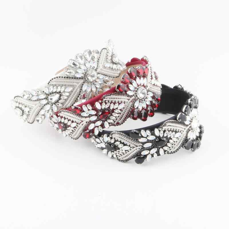 ヘアバンド レディース バロック調 多色 ジルコニア 華やか おしゃれ かわいい キラキラ 髪飾り ダンス パーティー 旅行 ギフト