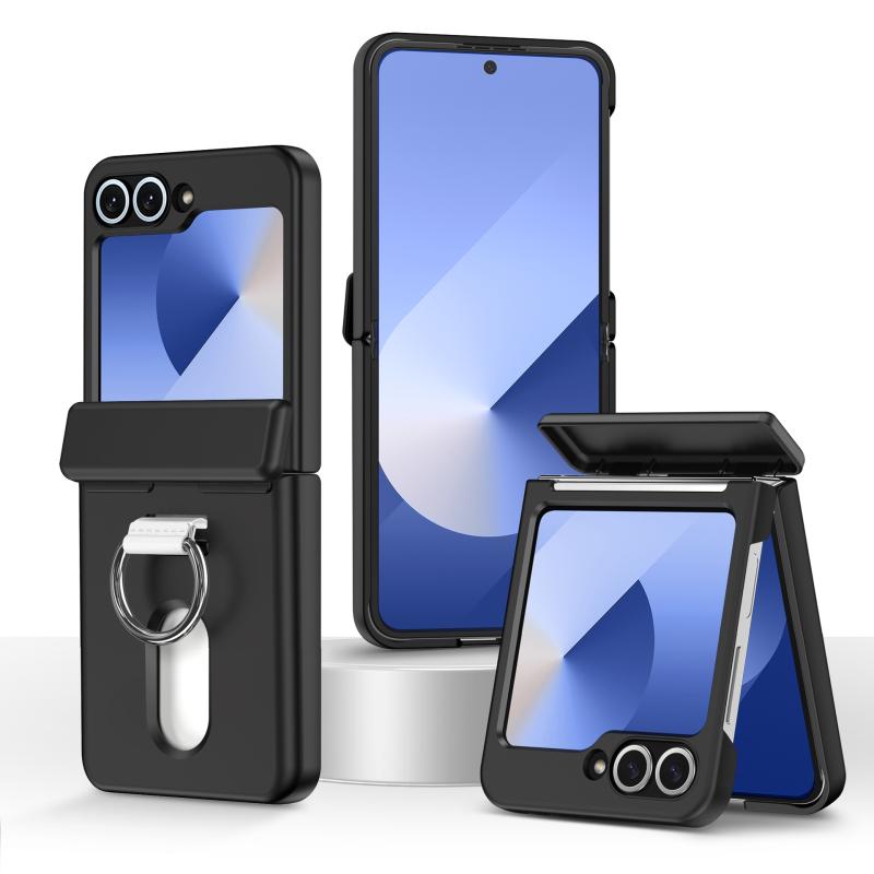 スマホケース レディース カード収納 ストラップ付き 衝撃吸収 三つ折り サムスン Galaxy Z Flip 7 Galaxy Z Flip 6 対応 落下防止