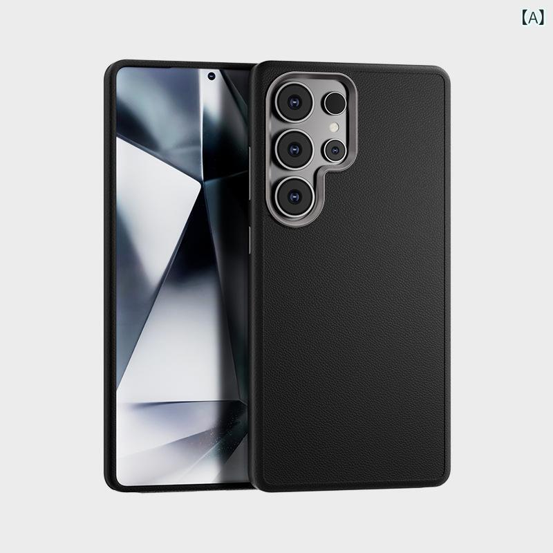 スマホケース 金属 カメラ保護 素 кожа 耐衝撃ケース 適用 Samsung Galaxy S25 携帯カバー