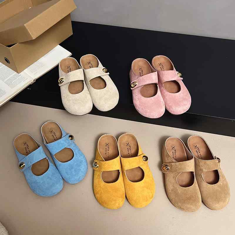 サンダル レディース 厚底 小金豆 スリッパ サボサンダル 2025春夏 靴 歩きやすい 普段使い 外履き