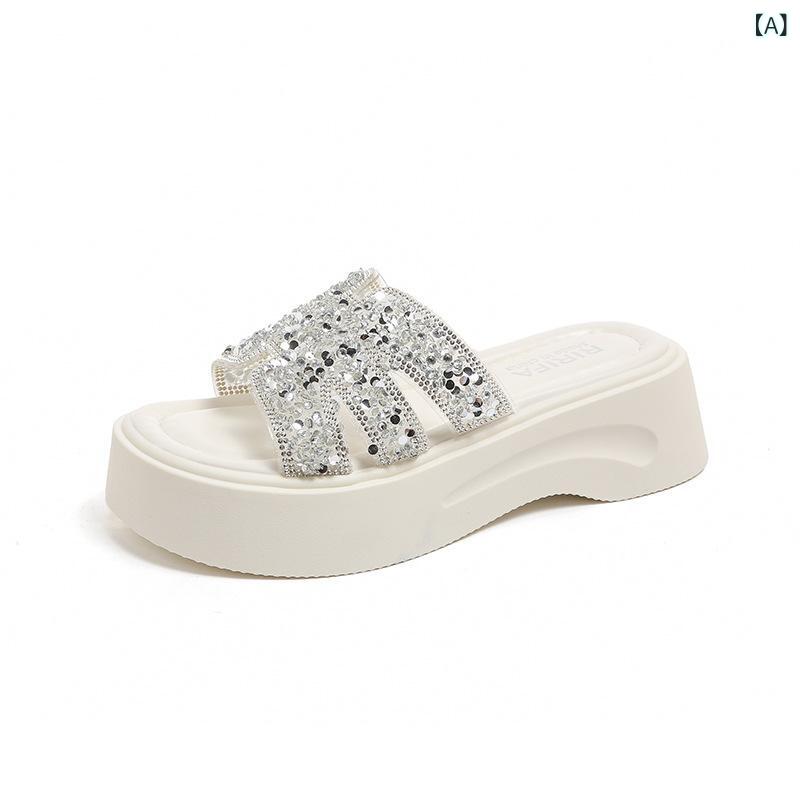 サンダル レディース 厚底 ビーチサンダル スカート合わせ 普段使い 海 リゾート 一字拖 かわいい 仙女風