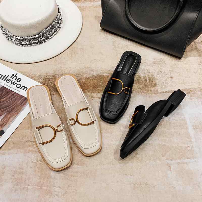 サンダル レディース 外履き 韓国 スリッパ ローヒール ぺたんこ フラットシューズ 歩きやすい 疲れにくい かわいい おしゃれ カジュアル 春夏