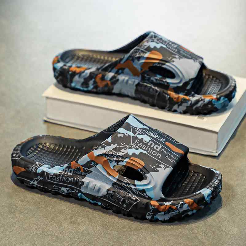 サンダル メンズ 男性用 室内履き 迷彩柄 滑り止め 履き心地 柔らかい ソフト 普段使い スリッパ