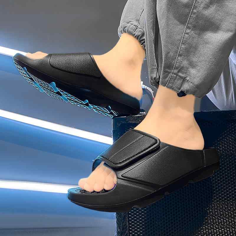 サンダル 男性用 ビーチサンダル マッサージ フラットソール 滑り止め 衝撃吸収 耐摩耗 疲労軽減 リラックス 軽量 アウトドア 普段使い