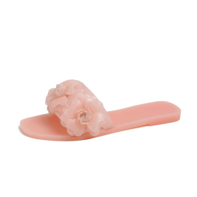 サンダル レディース 春夏 アウトドア ビーチサンダル 花柄 フラットソール スリッパ ぺたんこ 歩きやすい かわいい 滑り止め