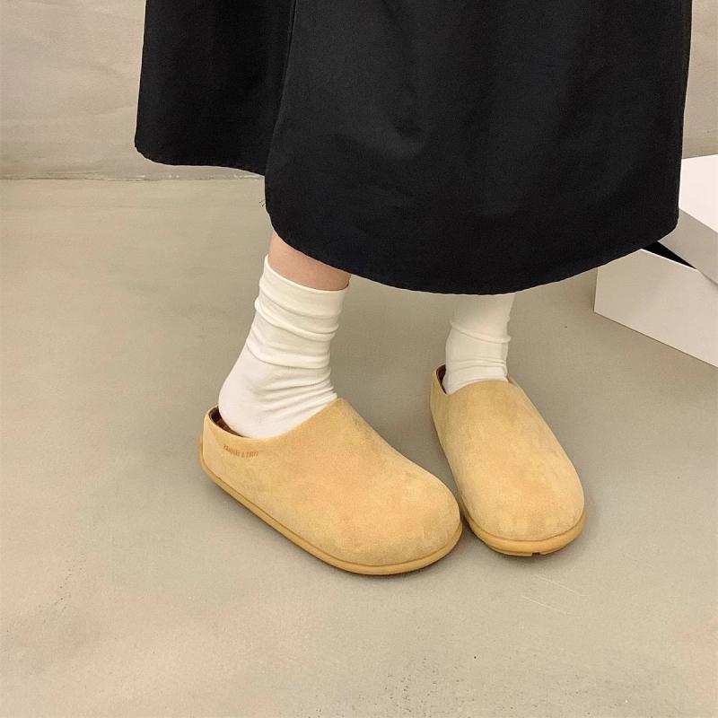 サンダル レディース 厚底 外履き スリッパ 春秋 かわいい 栗 シューズ 普段使い リラックス ゆったり