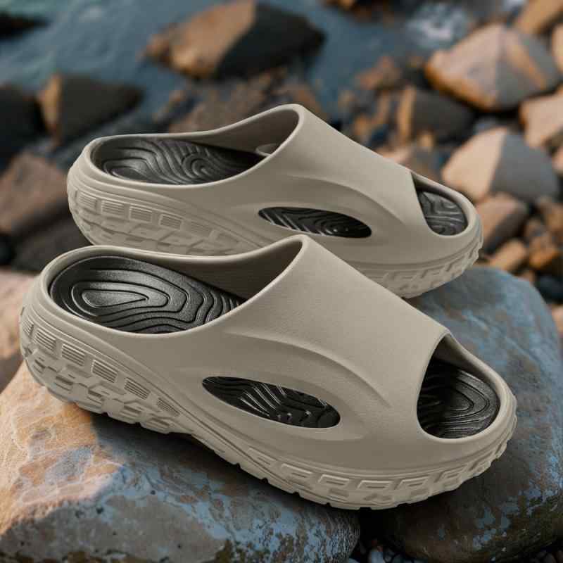 サンダル メンズ 男性用 ビーチサンダル スポーツサンダル アウトドア 厚底 防滑 衝撃吸収 スリッパ 外履き