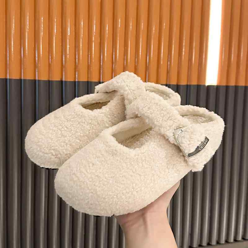 サンダル レディース あったか 厚底 スリッパ 秋冬 暖かい ルームシューズ 防寒 冷え対策 履きやすい 室内 外履き かわいい 普段使い 婦人靴 女性