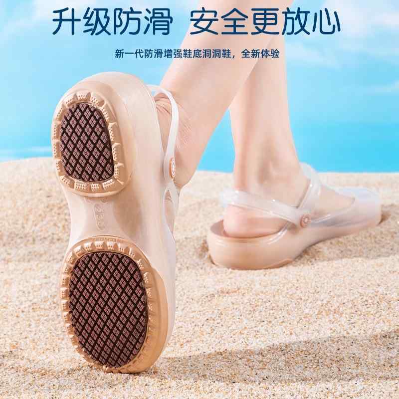 サンダル レディース 厚底 面ファスナー 面ファスナー メリージェーン コンフォート 履きやすい 疲れにくい 普段使い ビーチサンダル 歩きやすい 婦人靴 軽量 滑り止め