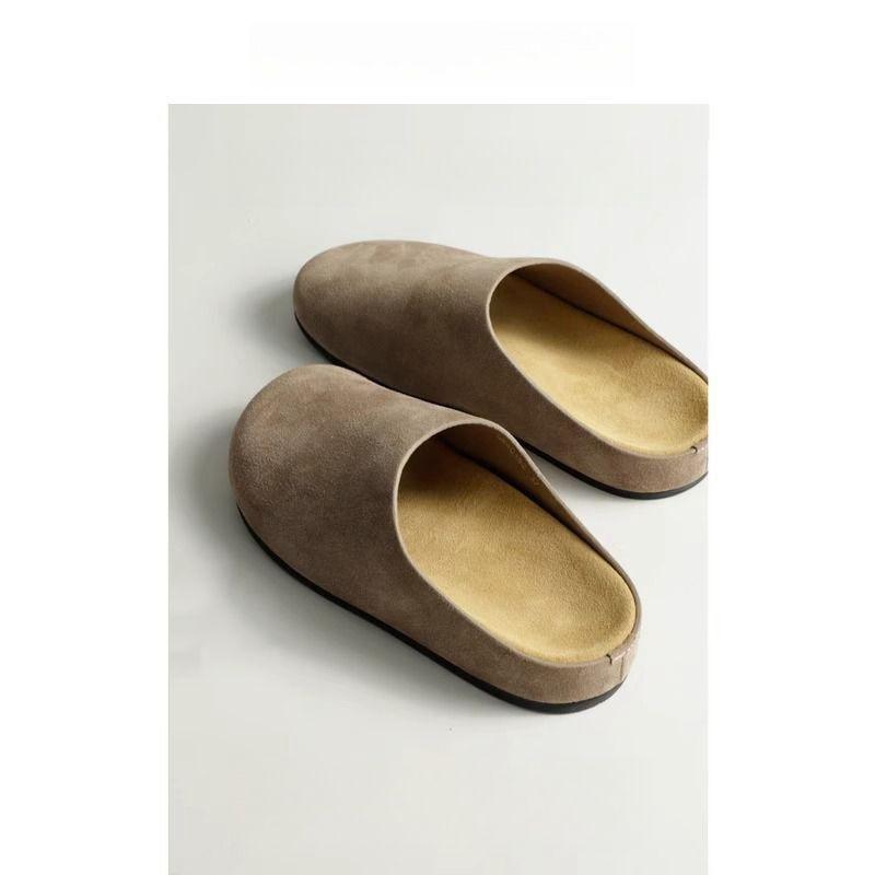 サンダル レディース 厚底 穆勒 懒人鞋 ミュール スリッパ 老钱风 一脚蹬 勃肯風 夏 外履き 普段使い ..