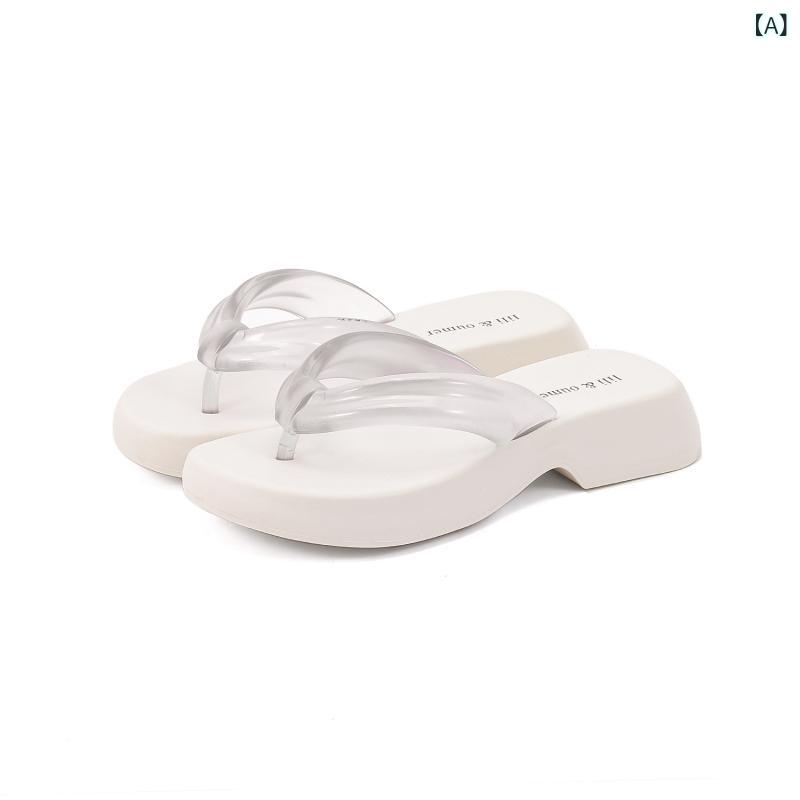 サンダル レディース 厚底 ビーチサンダル EVA アウトドア 疲れにくい 履きやすい おしゃれ かわいい クッション性 歩きやすい 滑り止め 普段使い