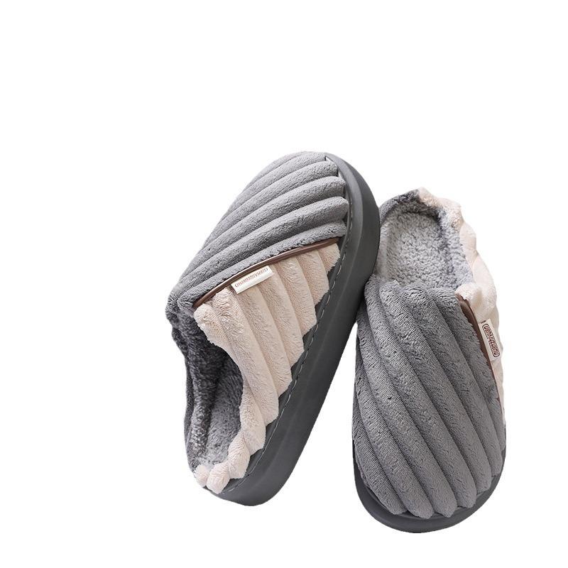 サンダル 男性用 大きいサイズ 厚底 裏起毛 暖かい 防寒 秋冬 室内履き ルームシューズ スリッパ2(4.0)