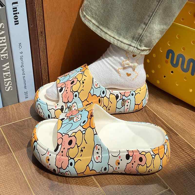 サンダル レディース 厚底 ビーチサンダル スリッパ 韓国 かわいい EVA 軽量 履きやすい 普段使い