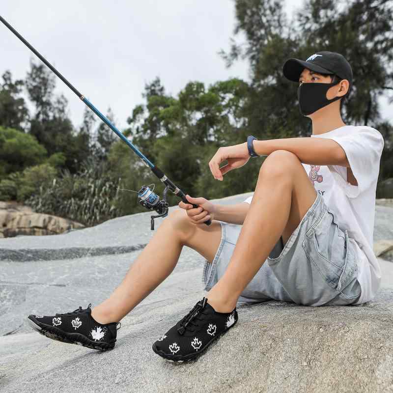 靴 レディース メンズ ビーチ サンダル シュノーケリング マリン シューズ ウォーター アウトドア 5本指 滑り止め 通気性 排水性 登山 トレッキング2