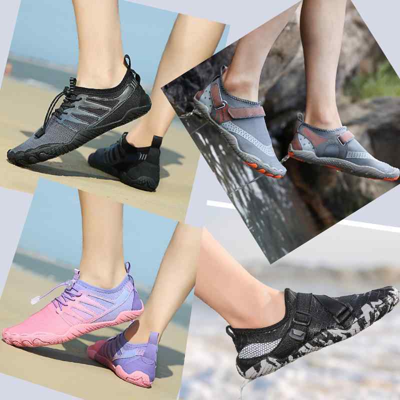 スニーカー メンズ レディース 水陸両用 5本指 アクアシューズ ウォーターシューズ ビーチ サンダル 軽量 速乾 滑り止め アウトドア 川遊び