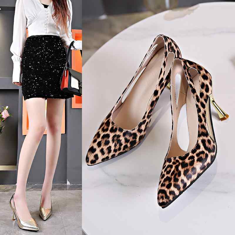 パンプス レディース 春夏 ヒョウ柄 ハイヒール ポインテッドトゥ 通勤 普段使い エレガント セクシー パーティー 結婚式 礼装 電気メッキ加工