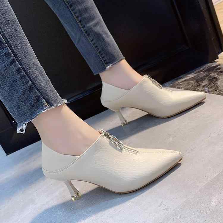 パンプス レディース ポインテッドトゥ ミドルヒール 女性 靴 シューズ 韓国 スティレットヒール 2way 婦人靴 かわいい おしゃれ