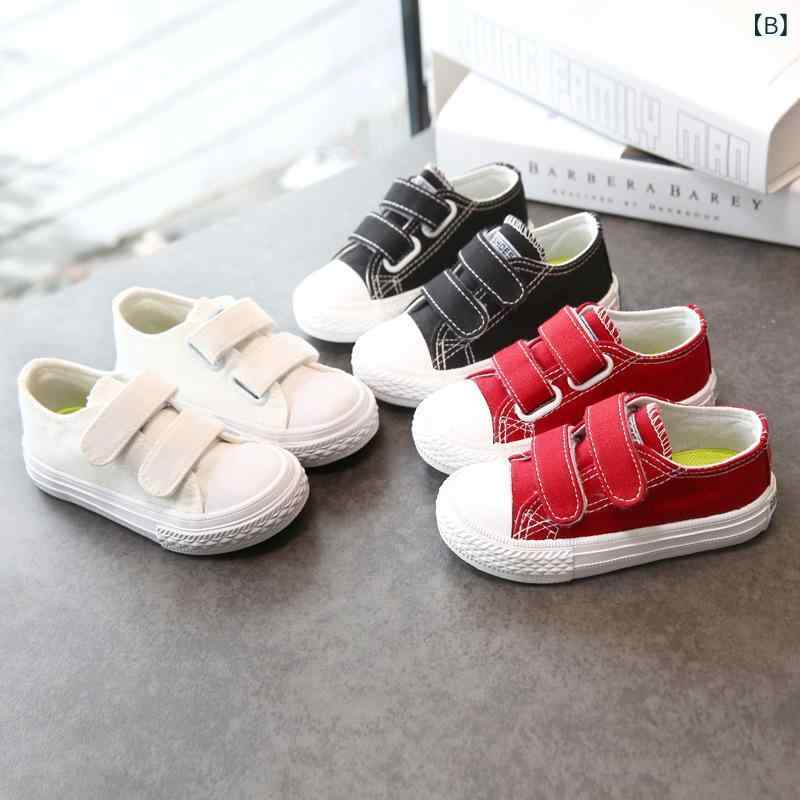 スニーカー キッズ ベビー シューズ 白球 運動靴 学生 板鞋 キャンバス 秋冬