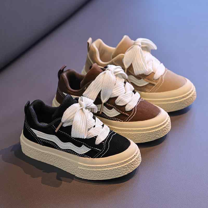スニーカー キッズ 子供靴 男の子 女の子 レトロ カジュアル 運動靴 通学 普段使い