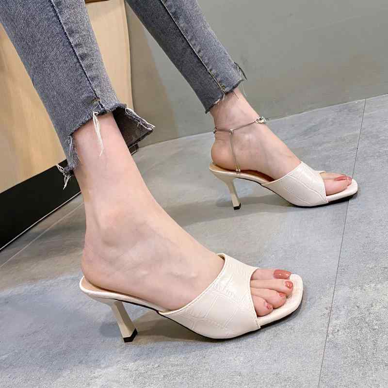 サンダル レディース サンダル ハイヒール ミュール 普段使い かわいい おしゃれ