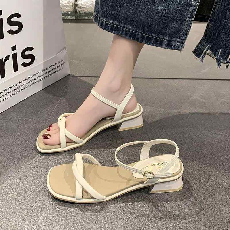 サンダル レディース 春夏 太ヒール チャンキーヒール ミュール 歩きやすい 履きやすい かわいい おしゃれ 普段使い お出かけ