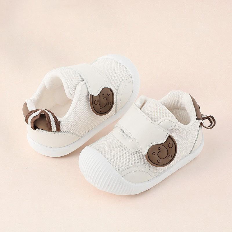 Rakuten - ベビー シューズ 男の子 春夏 メッシュ 通気性 幼児靴 ソフト底 滑り止め 女の子
