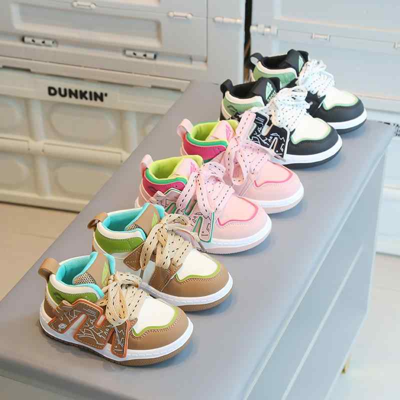 スニーカー キッズ 子供 男の子 女の子 運動靴 カジュアル 板鞋 ハイカット 柔らかい靴底 普段使い